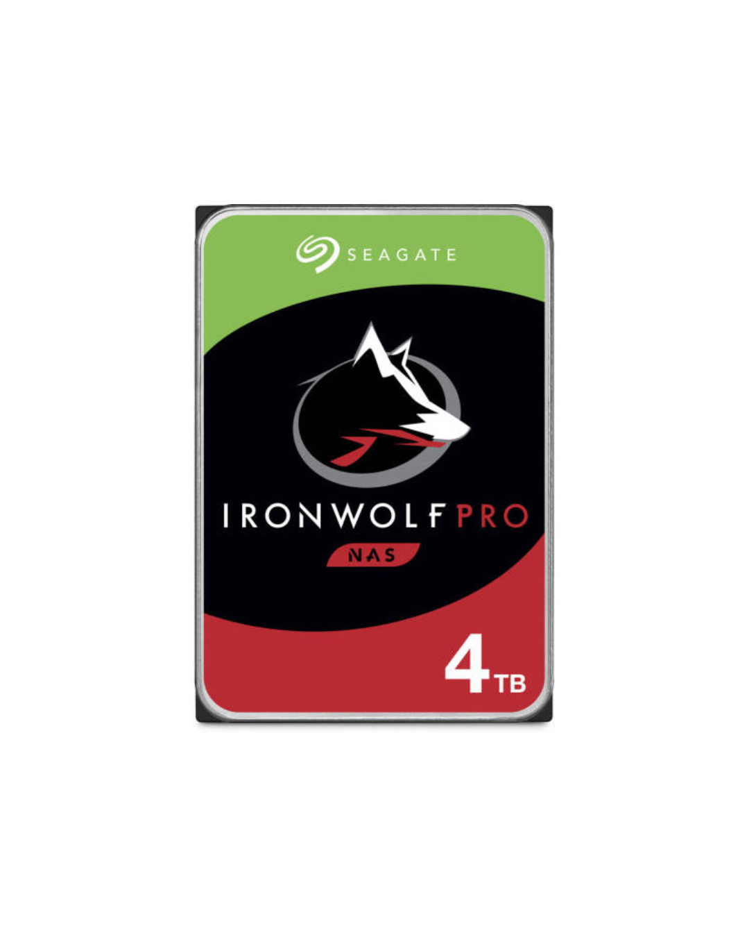 Seagate 4TB IronWolf Pro SATA III 3.5" Internal NAS HDD, Up to 250 MB/s Data Transfer Rate, 256MB Cache, 7200 rpm, 2Mn Hours MTBF, 550TB TBW, SATA III 6 Gb/s Interface | ST4000NT001
