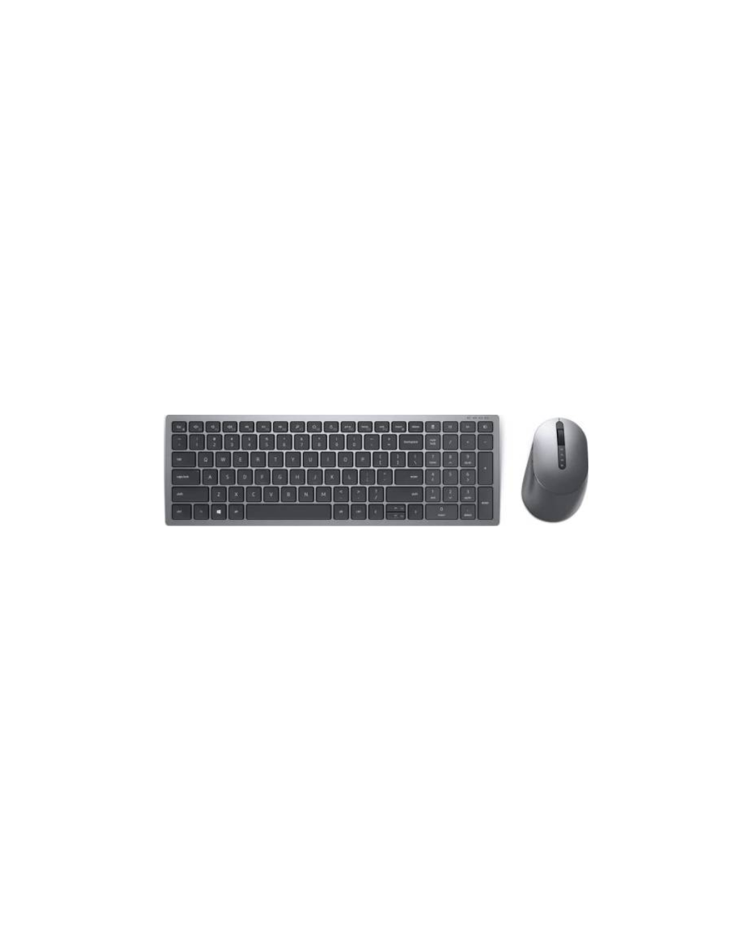 Dell KM7120W Multi-Device Bluetooth & Wireless Keyboard and Mouse Qwerty, Arabic Keyboard -Titan Gray | KM7120W