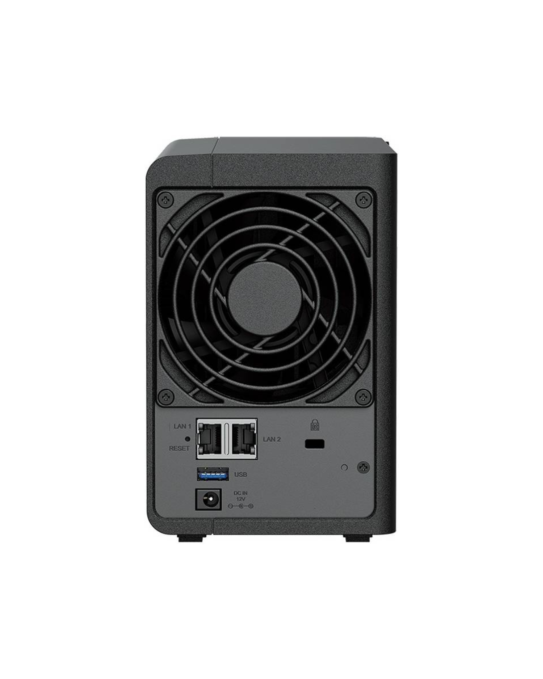 Synology DiskStation DS224+ 2-Bay NAS Enclosure, Intel Celeron J4125 4-core 2.0 Base, 2GB RAM, 3.5" HDD & 2.5" SSD Compatible, 2x RJ-45 1GbE LAN & 2x