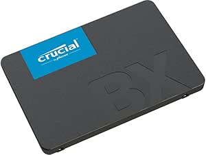 Crucial BX500 SSD 500GB 3D NAND SATA Internal Solid State Drive 2.5 inch black/blue- CT500BX500SSD1